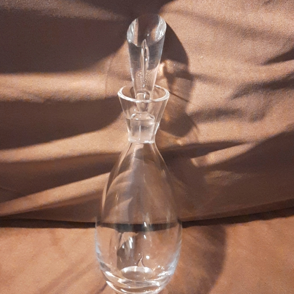 MCM Steuben teardrop decanter